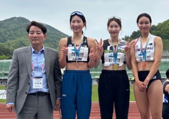 광양시 직장운동경기부 육상팀, 여수 전국실업육상대회 메달 획득!